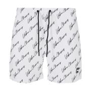 Urban Classics Heren script logo zwemshort