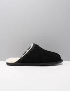 NeverMind Pantoffels heren 2143600 black suede