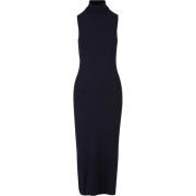 Urban Classics Dames gebreide eco viscose schildpadhals maxi dress