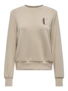 Only Onlmayra ls shine o-neck swt beige