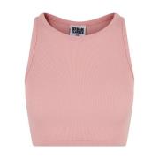 Urban Classics Dames ribbed crop top