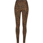 Urban Classics Dames zachte legging met luipaardprint