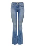 Only onlblush life mid flared dnm tai467 15245444 light blue denim