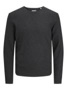 Jack & Jones jjecooper knit crew neck noos 12258407 dark grey melange