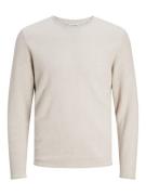 Jack & Jones jjecooper knit crew neck noos 12258407 oatmeal