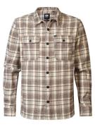 Petrol Industries men shirt long sleeve check m-3040-sil405 7137 ecru