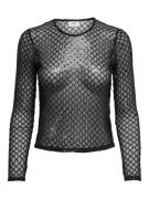 Jacqueline de Yong Jdyhubby ls mesh sequins top jrs -