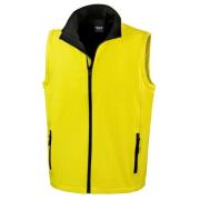 Result Herenbedrukbare softshell-bodywarmer