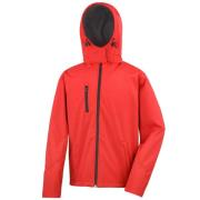 Result Core mens lite hooded softshell jacket