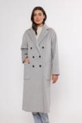 Rino & Pelle long double breasted coat teuni.7002411 9000 light grey