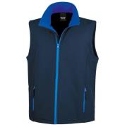 Result Herenbedrukbare softshell-bodywarmer