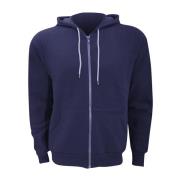 Bella + Canvas Canvas unixex zip-up polycotton fleece hooded sweatshir...