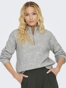 Jacqueline de Yong Jdylumi life l/s zip hn pullover kn