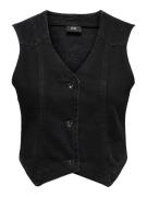 Jacqueline de Yong Jdycarry waistcoat dnm blk