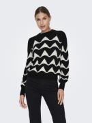 Jacqueline de Yong Jdytina l/s jacquard pullover knt