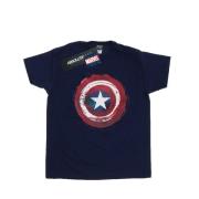 Marvel Avengers Heren captain america splatter shield t-shirt