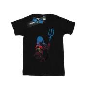 DC Comics Heren aquaman strijd silhouet t-shirt