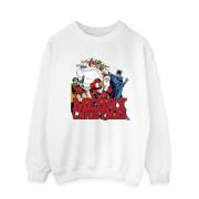 DC Comics Heren batman vrolijk kerstfeest comic sweatshirt