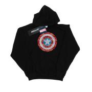 Marvel Avengers Heren captain america pixelated shield hoodie