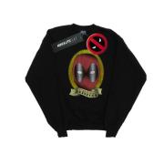 Marvel Avengers Dames deadpool tattoo print sweatshirt