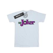 DC Comics Dames the joker tekst logo katoenen vriendje t-shirt