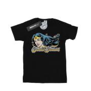 DC Comics Dames wonder woman smile katoenen vriendje t-shirt