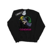 DC Comics Heren catwoman crackle logo sweatshirt