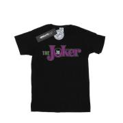 DC Comics Heren the joker crackle logo t-shirt