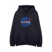 Nasa Dames insignia distressed hoodie