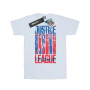 DC Comics Dames justice league movie team flag cotton boyfriend t-shir...