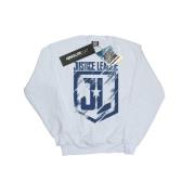 DC Comics Heren justice league movie indigo logo sweatshirt