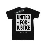 DC Comics Heren justice league verenigd voor rechtvaardigheid t-shirt