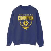 DC Comics Dames wonder woman play like a champion sweatshirt