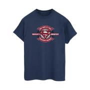 DC Comics Dames superman superheld katoenen vriendje t-shirt