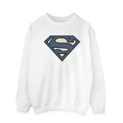 DC Comics Heren superman indigo blauw logo sweatshirt