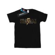 DC Comics Heren shazam tekst logo t-shirt