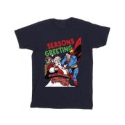 DC Comics Heren superman kerstman strip-t-shirt