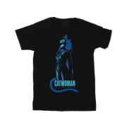 DC Comics Dames the batman catwoman silhouet katoenen vriendje t-shirt