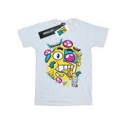 DC Comics Heren teen titans go pizza gezicht t-shirt