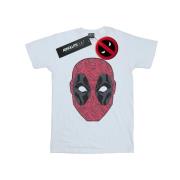 Marvel Avengers Heren deadpool hoofd van rozen t-shirt