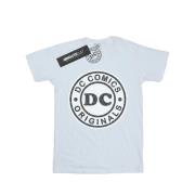 DC Comics Dames dc originals crackle logo katoenen vriendje t-shirt