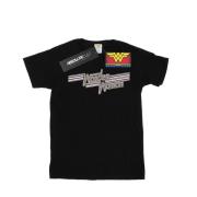 DC Comics Heren wonder woman lijnen logo t-shirt