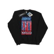 DC Comics Dames justice league movie team sweatshirt met vlag