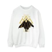 DC Comics Dames zwart adam rising gouden symbolen sweatshirt