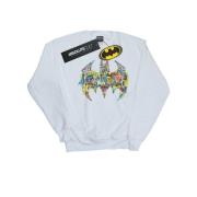 DC Comics Dames batman batgirl logo collage sweatshirt