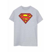 DC Comics Dames superman logo boyfriend fit katoenen t-shirt