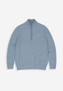 Butcher of Blue lt clifden half zip m2426030 836-blue lagoon