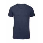 B and C Heren triblend v hals t-shirt