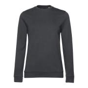 B and C Dames frans terry sweatshirt met inzetstuk