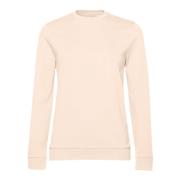 B and C Dames frans terry sweatshirt met inzetstuk